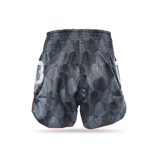 Fairtex x Booster TBT Muay Thai Shorts – Stealth Grey