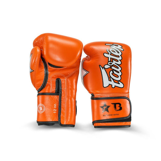 Fairtex x Booster BG V2 Boxing Gloves – Orange