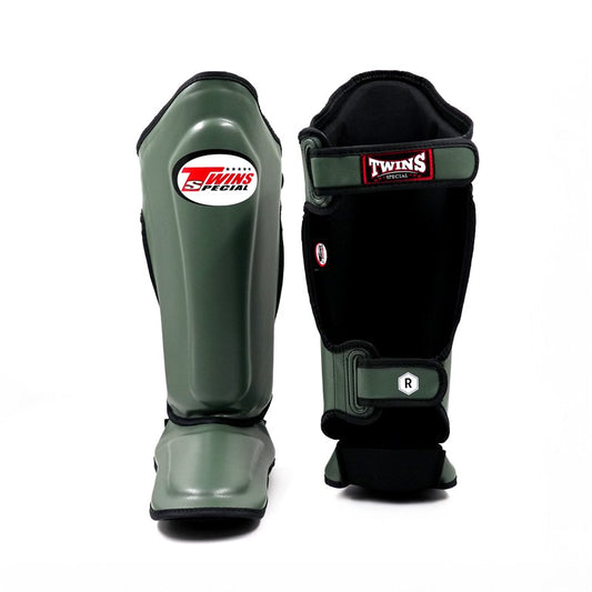 Twins SGS-10 Shin Guards – Olive