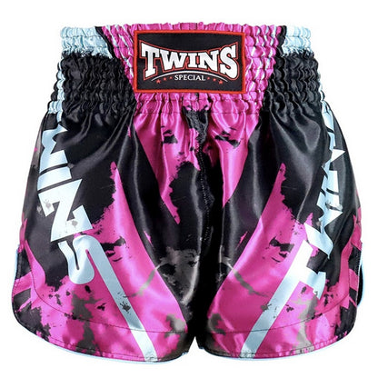 Short Muay Thaï Twins TTBL – Candy Pink