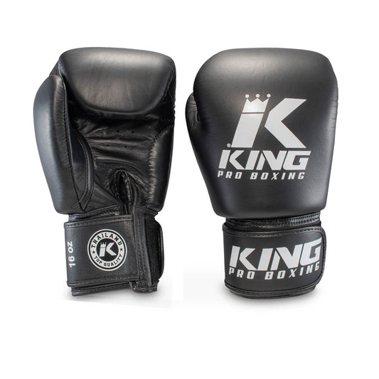 King Pro BGVL-3 Boxing Gloves – Black