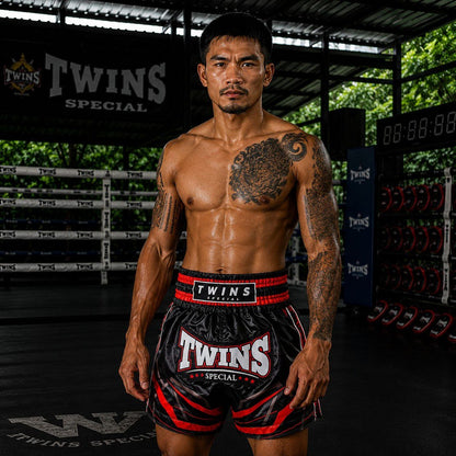 Twins TTBL Muay-Thai-Shorts – Racing Red