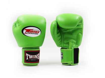 Gants de boxe Twins BGVL-3 – Vert citron
