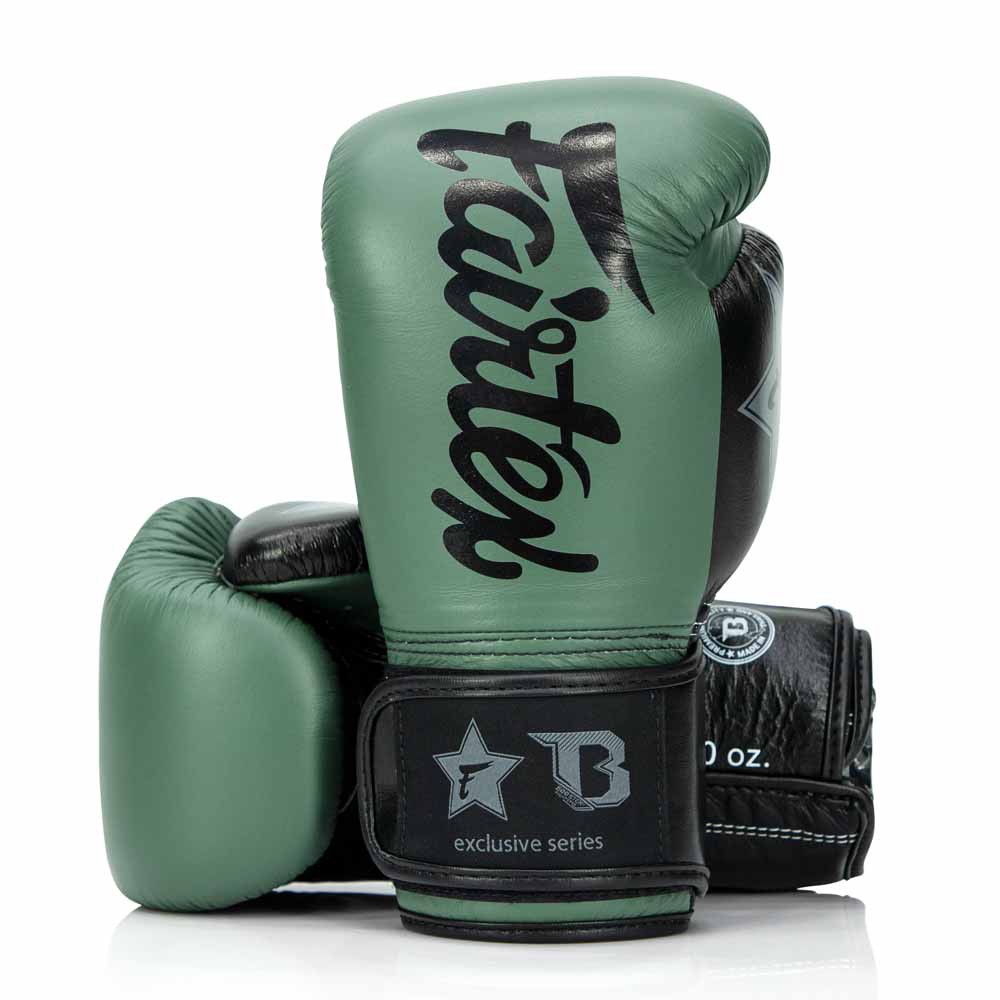 Fairtex x Booster FXB BG V2 Boxhandschuhe – Grün / Schwarz