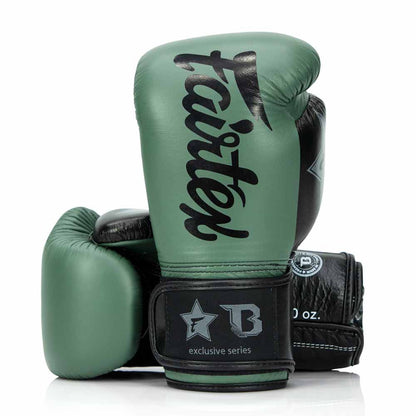 Fairtex x Booster BG V2 Boxhandschuhe – Grün / Schwarz