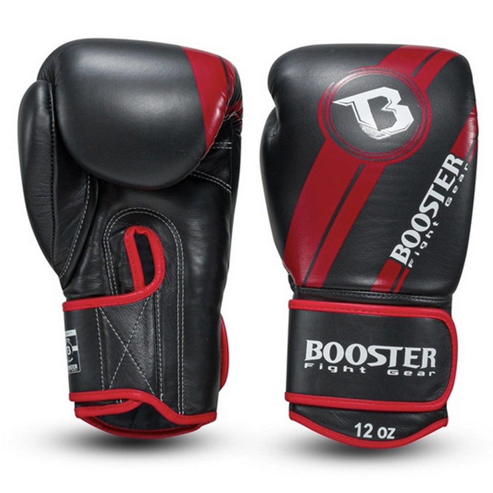 Booster BGL 1 V3 Boxhandschuhe – Schwarz / Rot-Metallic