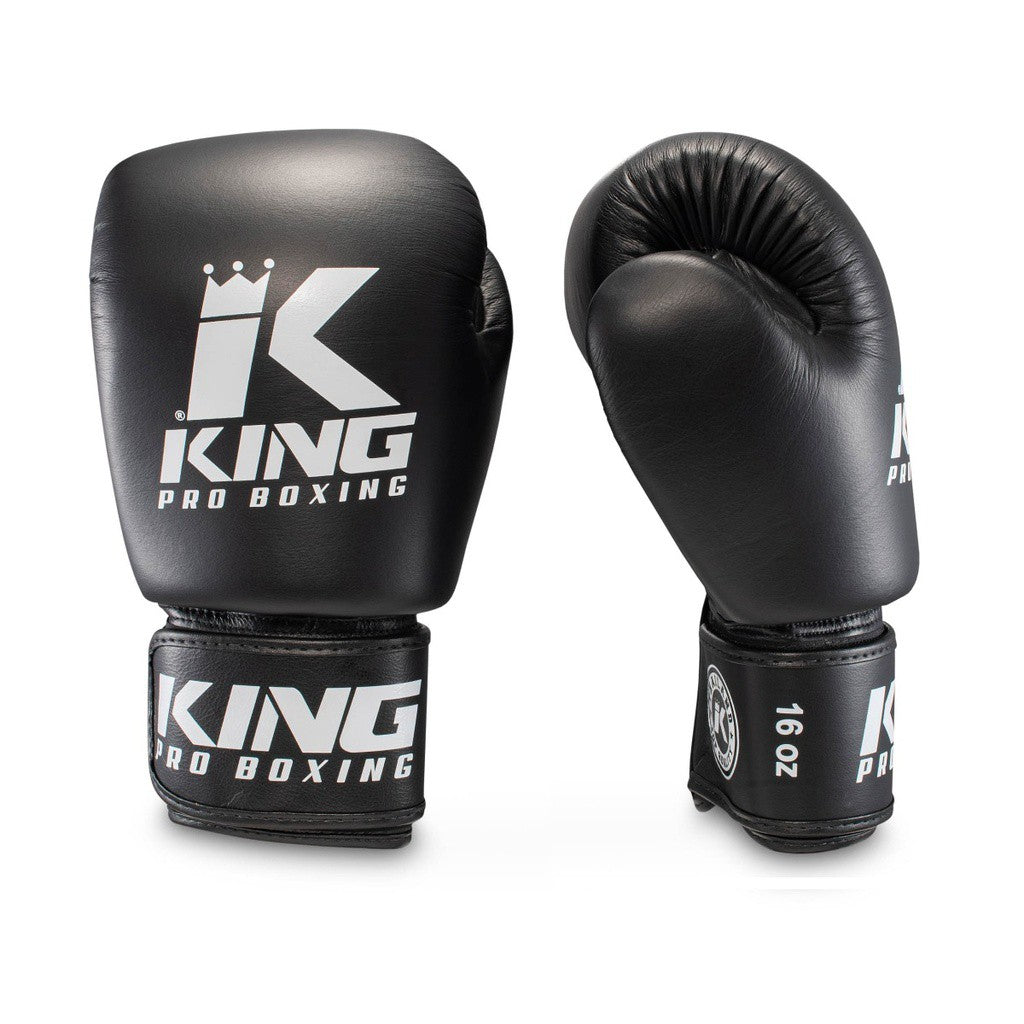 King Pro BGVL-3 Boxing Gloves – Black