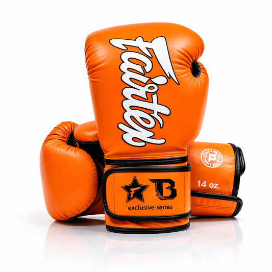 Fairtex x Booster FXB BG V2 Boxing Gloves – Orange